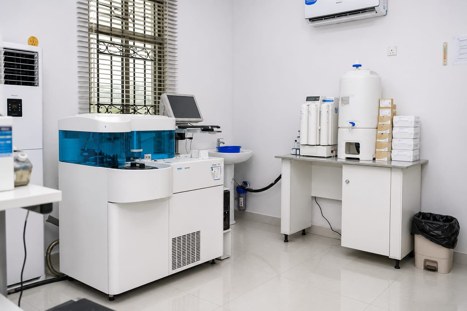 Automated haematology & chemistry
